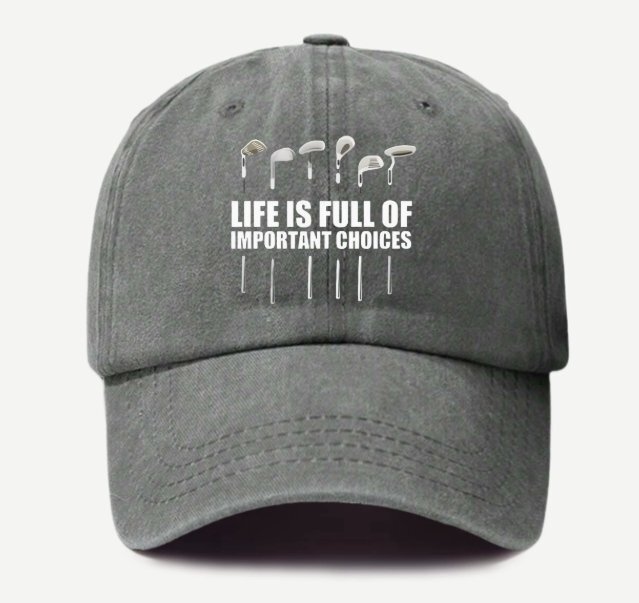 新品★デザインキャップ　LIFE IS…　 淺灰★特価　