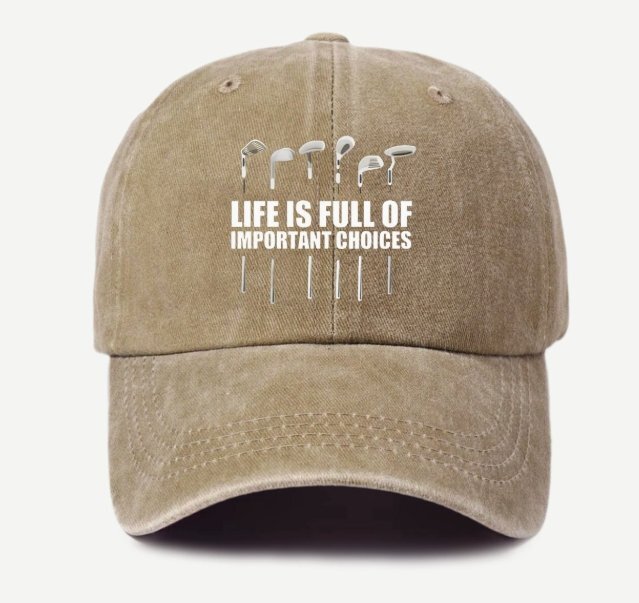 新品★デザインキャップ　LIFE IS…　 ベージュ★特価　