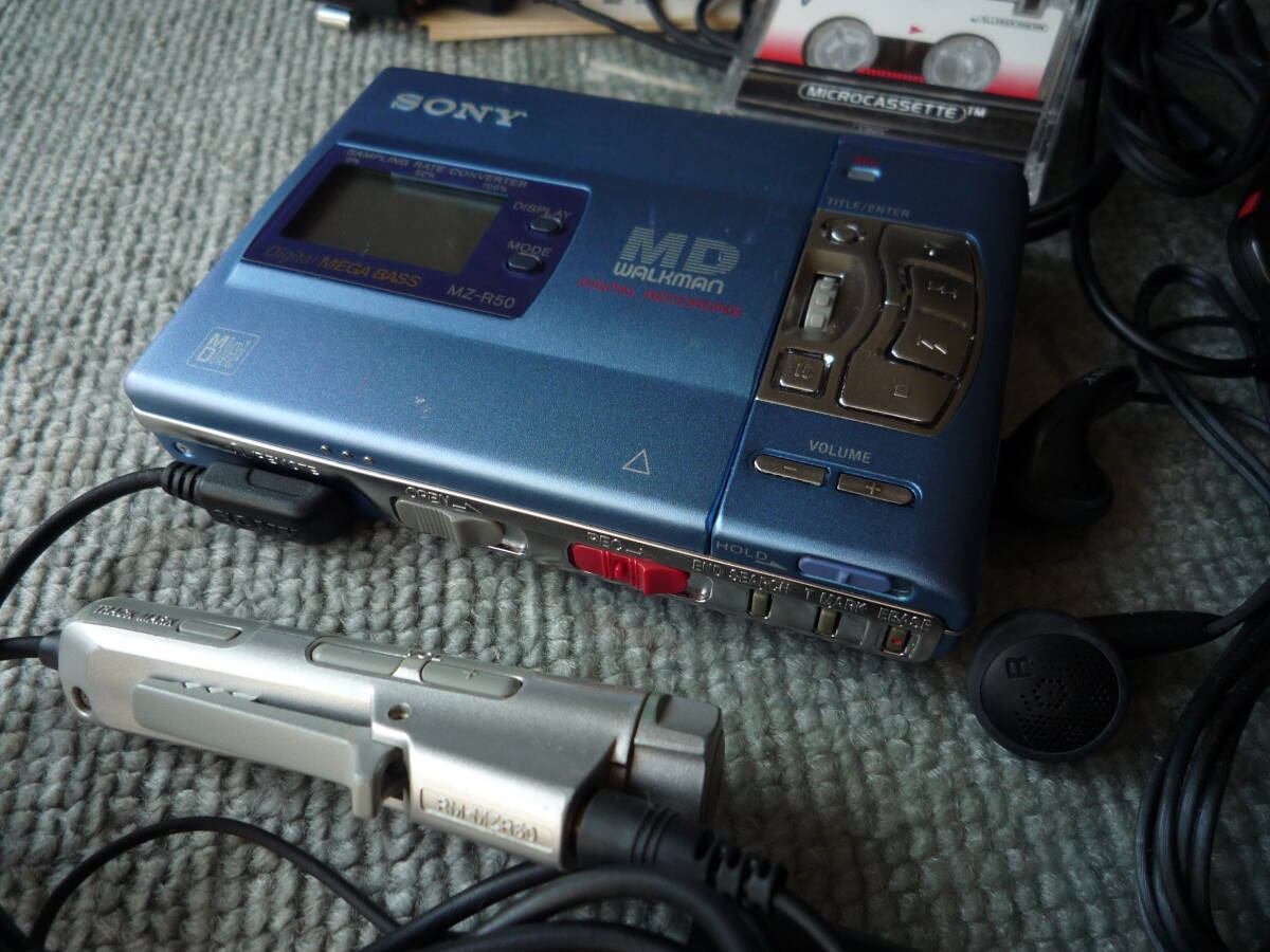 ( ジャンク ) ソニー ウォークマン SONY WALKMAN Mod. WM-701C ,WM-GX77 ,WM-FX70 ,MD WALKMAN MZ-R50 ,SONY Microcassette recorder M-88