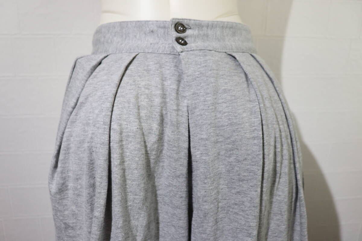 80’s～90’s 即決 COMME des GARCONS コムデギャルソン ヘヴィージャージ素材 カットソー プリーツスカート ロングスカート レディース_画像6