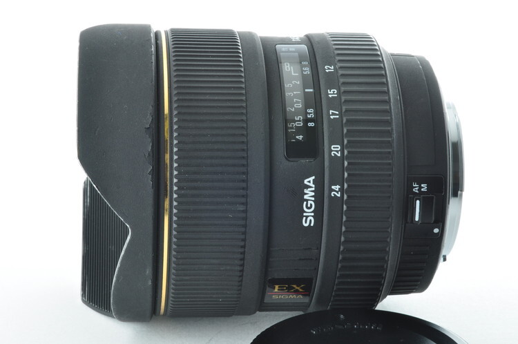 【美品?動(dòng)作確認(rèn)済】SIGMA シグマ 12-24mm F4.5-5.6 EX DG ASPH. HSM キヤノン用 領(lǐng)収書(shū)発行可（管理No. 097）