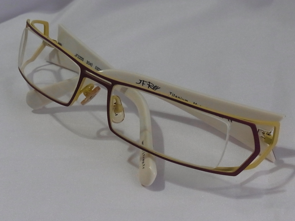 ★J.F.REY ジェイ エフ レイ Titanium Made in Japan JF2205 3040 53□19 121 メガネフレーム/USED_画像1