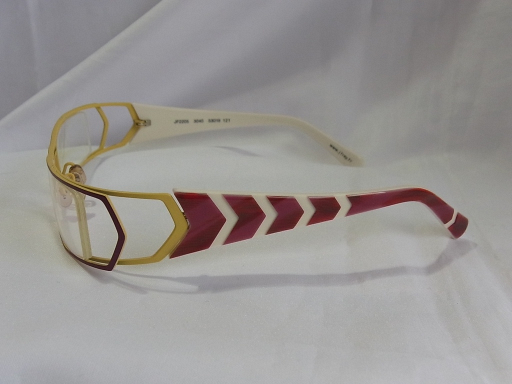 ★J.F.REY ジェイ エフ レイ Titanium Made in Japan JF2205 3040 53□19 121 メガネフレーム/USED_画像5
