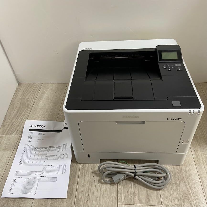 【A】エプソン LP-S380DN ページプリンター A4 モノクロ 0521-B074R58T8J-11000-19800