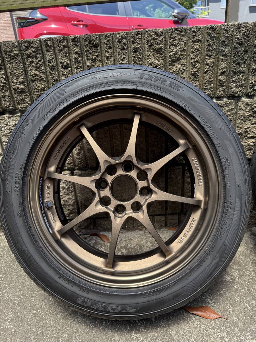 ★☆RAYS VOLKRACING CE28N 15インチ 6.5J +35 PCD100 4H ブロンズ 美品　鍛造　希少　絶版品　バリ山 レイズ ヴィッツ アルトワークス☆★