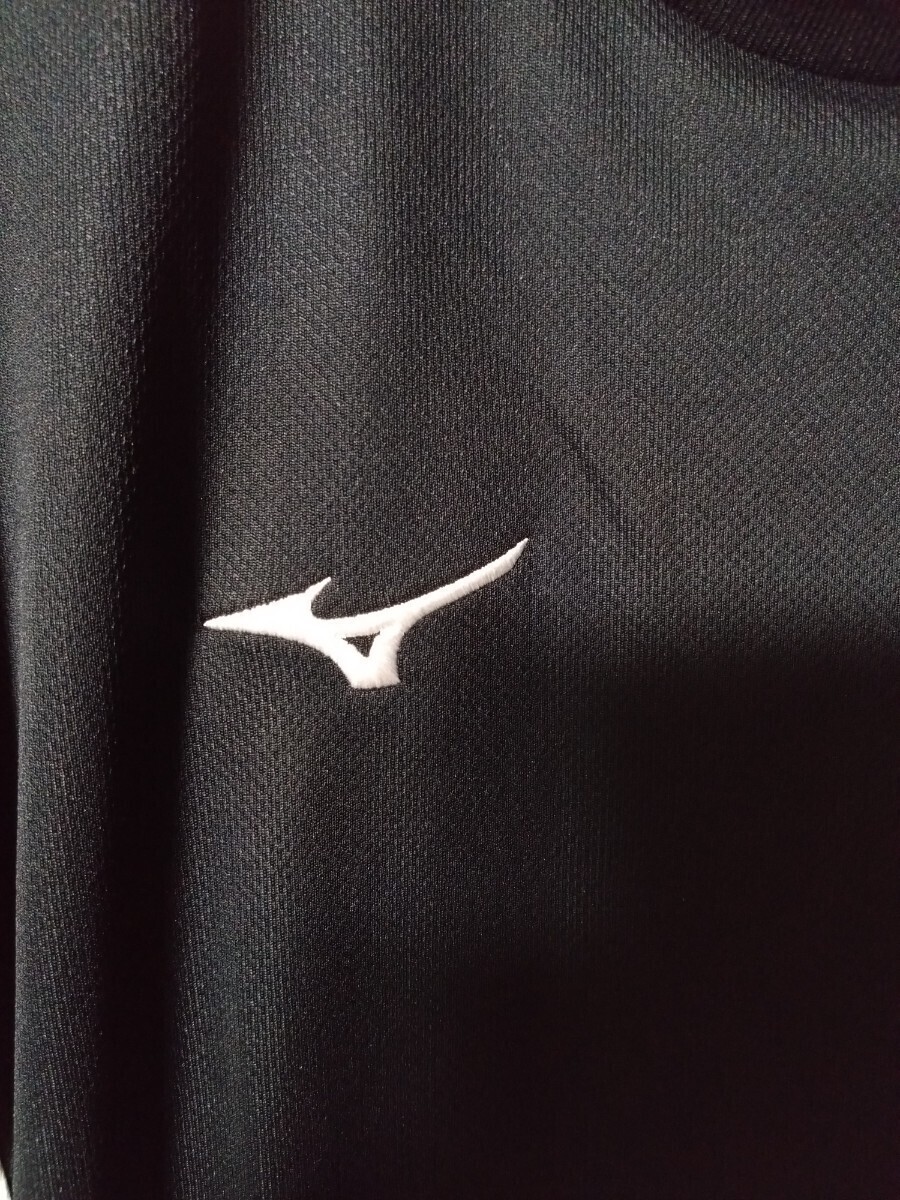 ⑦MIZUNO　ミズノ　メンズ　半袖シャツ　Ｌサイズ　NAVIDRY　UVカット　吸汗速乾　　　