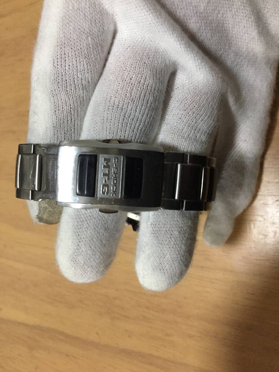 カシオ CASIO G-SHOCK 腕時計 5040 MTG-1200 ステンレススチール ブラック ソーラー電波時計 グレー文字盤 G-SHOCK メンズ _画像10