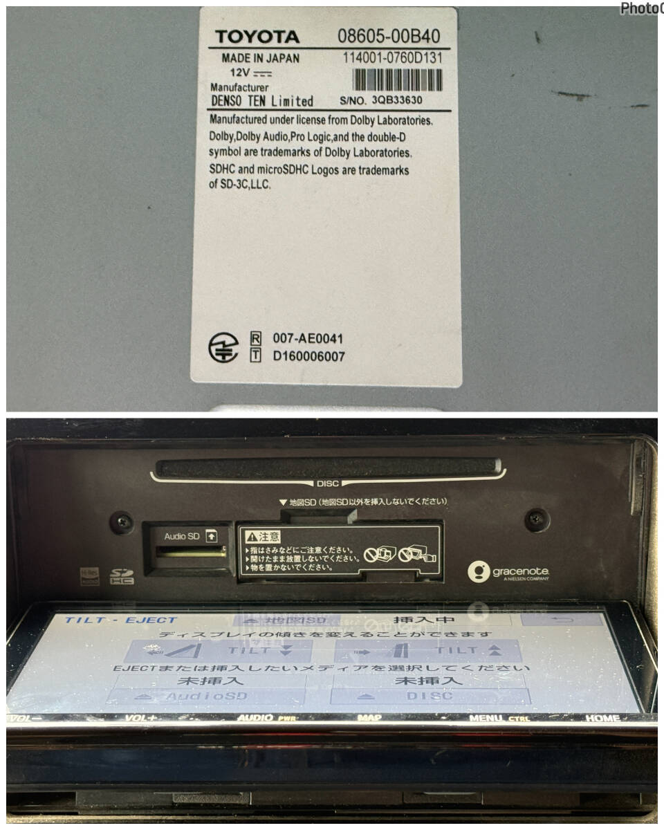  Toyota оригинальный широкий SD navi 9 дюймовый NSZT-Y68T BT/DVD/Tconnect/HDMI/ цифровое радиовещание соответствует GPS/ цифровое радиовещание антенна полный комплект Voxy / Esquire /80 серия 