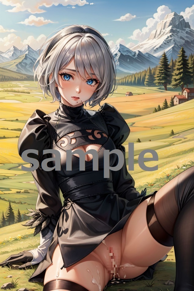 【送料無(wú)料】 ヨルハ二號(hào)B型　NieR:Automata CG畫像集　235點(diǎn)　AI イラスト