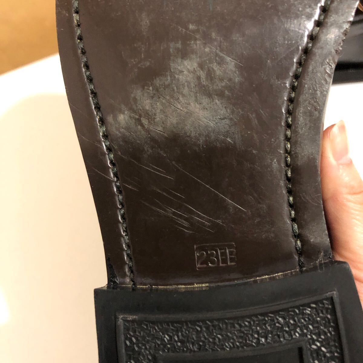 【使用少☆返品OK】リーガル 　メンズ23㎝EE　2177　コインローファー　定番　ブラウン　ビジネス　冠婚葬祭　高級本格靴【REGAL】_画像9