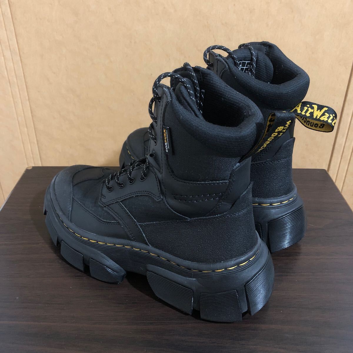 【使用極少☆美品】ドクターマーチン UK6 US7 約24.5㎝ ブーツ DMXL UTILITY ユーティリティ厚底 ブラック【Dr.Martens】_画像3