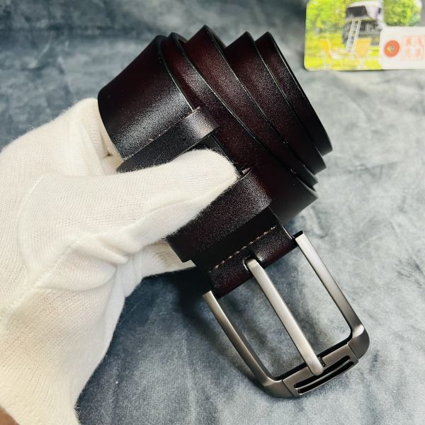 【淺草革具】 イタリアンレザー 牛革 フリーサイズ カジュアル メンズ ベルト 新品 未使用 男性 紳士 1円 一円 牛革 本革　レザー　茶色　