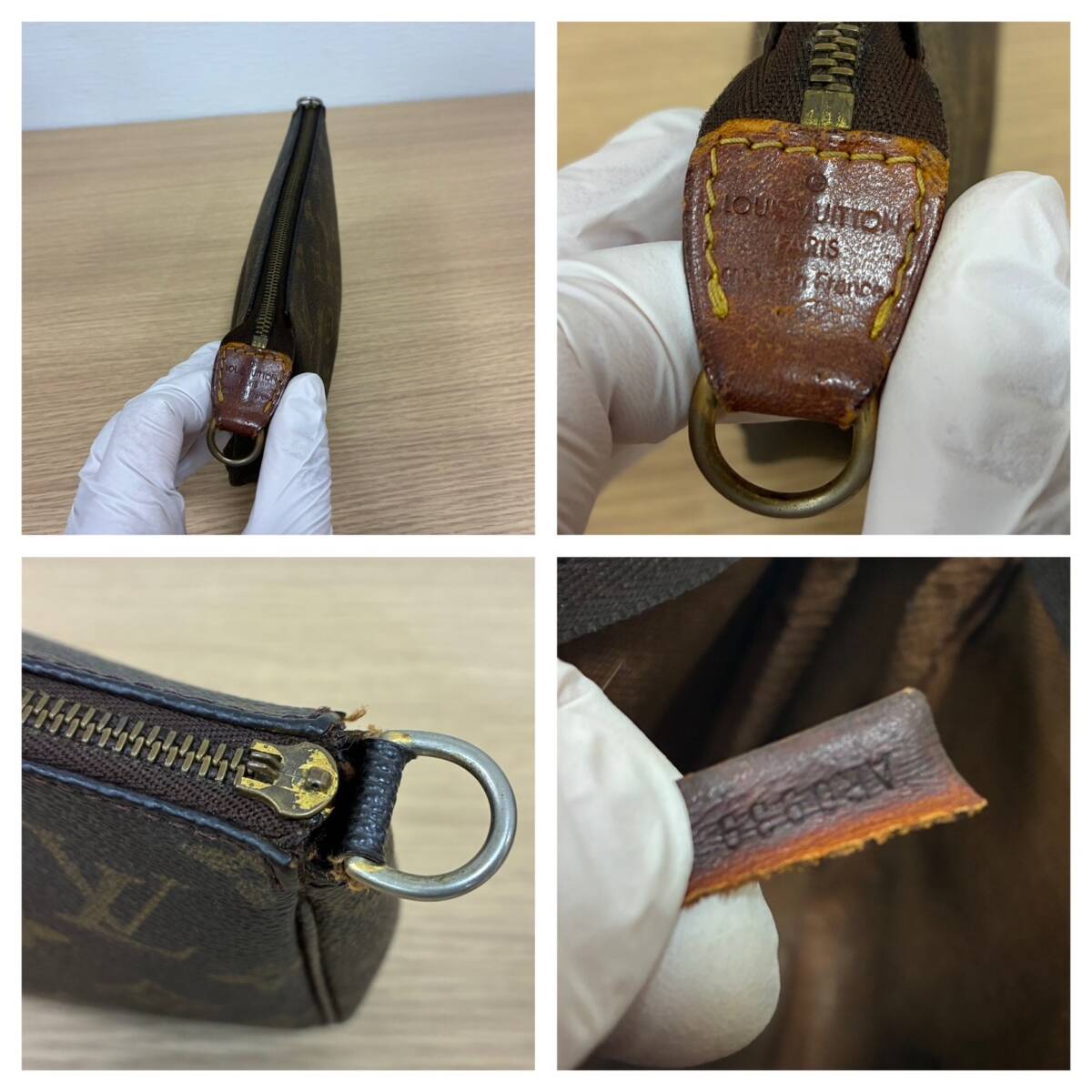 19850 Vuitton монограмма небольшая сумочка аксессуары sowa-ruM51980 бардачок косметика кейс * есть перевод * информация . изображение . уточните пожалуйста ..!