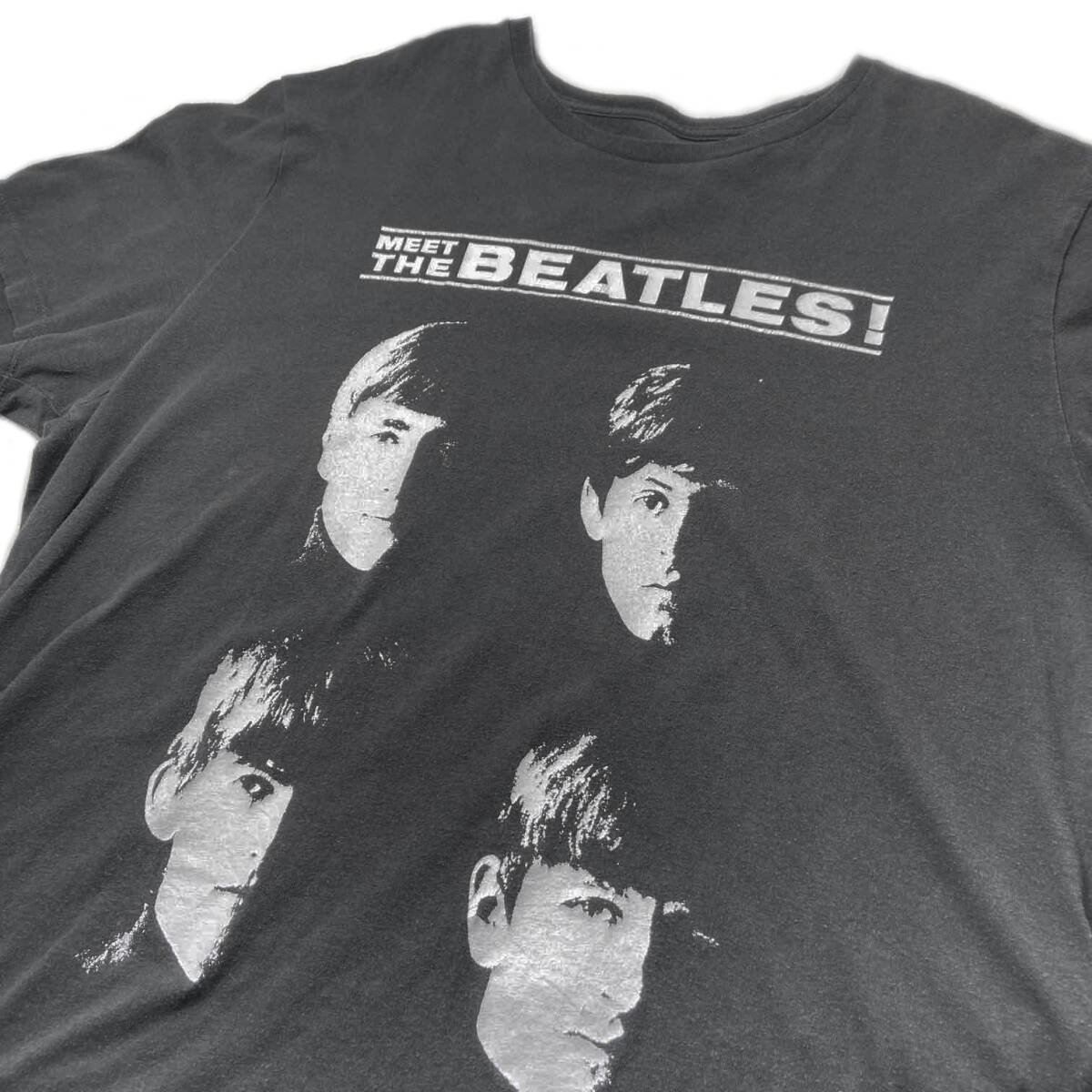 【USED】 Beatles ビートルズ OLD NAVY アーティスト Tシャツ 古着 ブラック ( Lサイズ ) ☆送料無料☆_画像5