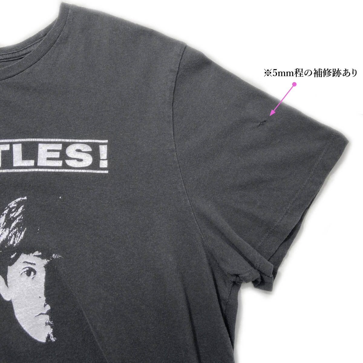 【USED】 Beatles ビートルズ OLD NAVY アーティスト Tシャツ 古着 ブラック ( Lサイズ ) ☆送料無料☆_画像6