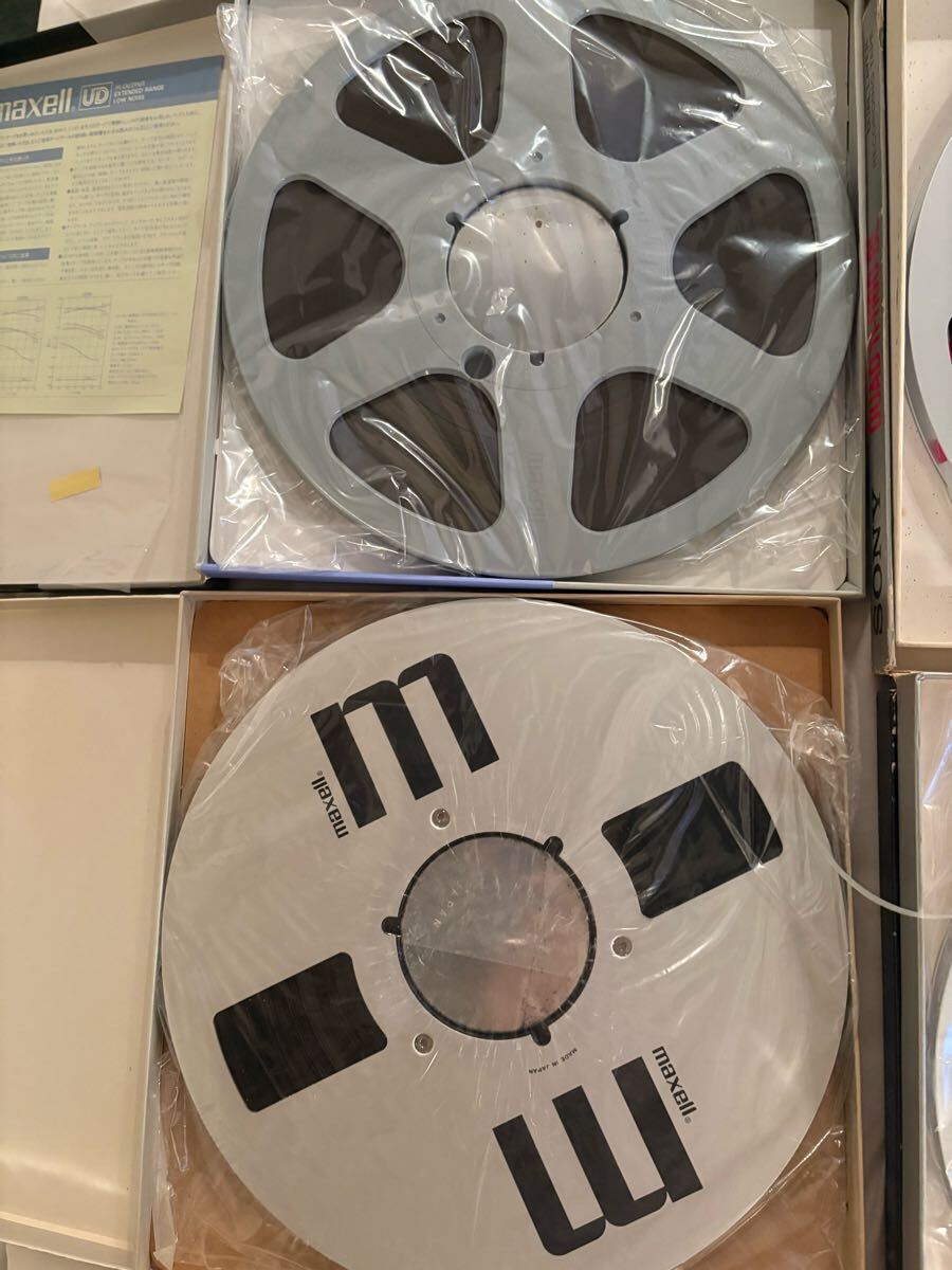 オープンリールテープ10號(hào) 14點(diǎn)セット Maxell SONY TDK TEAC Technics メタルリール プラリール L-1110未開封 マクセル ティアック ソニー