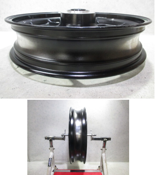5★ZX-14R用フロントホイール618　純正.めくれ無(wú).17×3.50.25φ.NINJA.〔検索用〕1400GTR.ZZR1400.ZRX1200R.ダエグ.1100.ZX-10R.12R