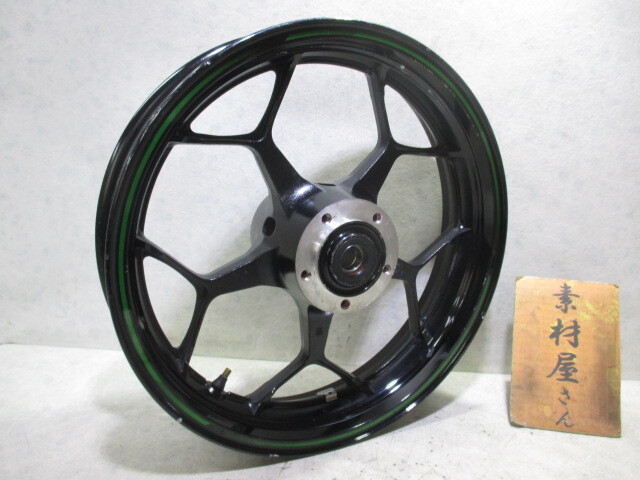 5★ZX-14R用フロントホイール618　純正.めくれ無(wú).17×3.50.25φ.NINJA.〔検索用〕1400GTR.ZZR1400.ZRX1200R.ダエグ.1100.ZX-10R.12R