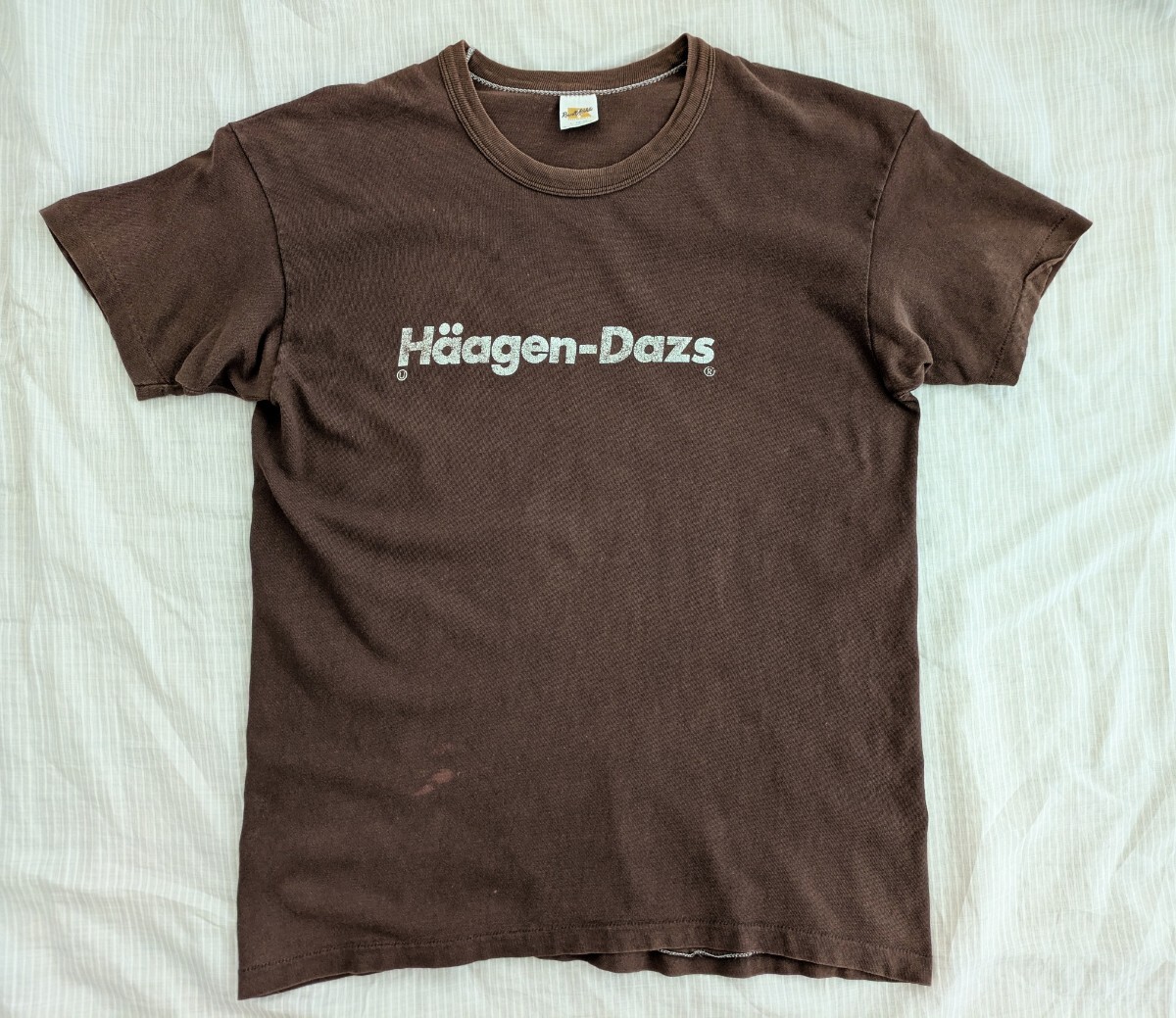 70s ハーゲンダッツ　Haagen‐Dazs ラッセル Tシャツ L WASTED YOUTH HUMAN MADE 80s 90s BLACK FLAG MINOR THREAT　Champion　野村訓市