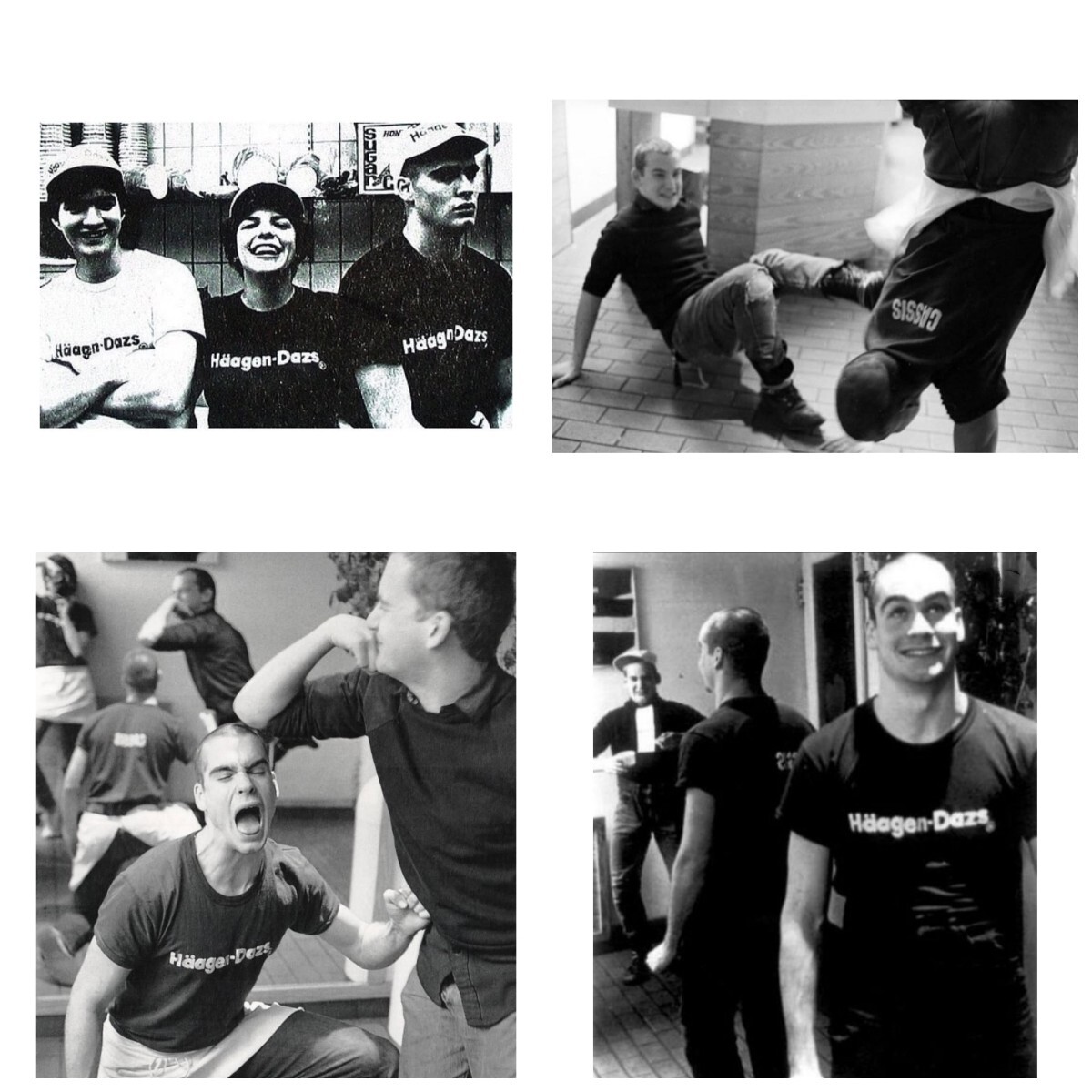 70s ハーゲンダッツ　Haagen‐Dazs ラッセル Tシャツ L WASTED YOUTH HUMAN MADE 80s 90s BLACK FLAG MINOR THREAT　Champion　野村訓市