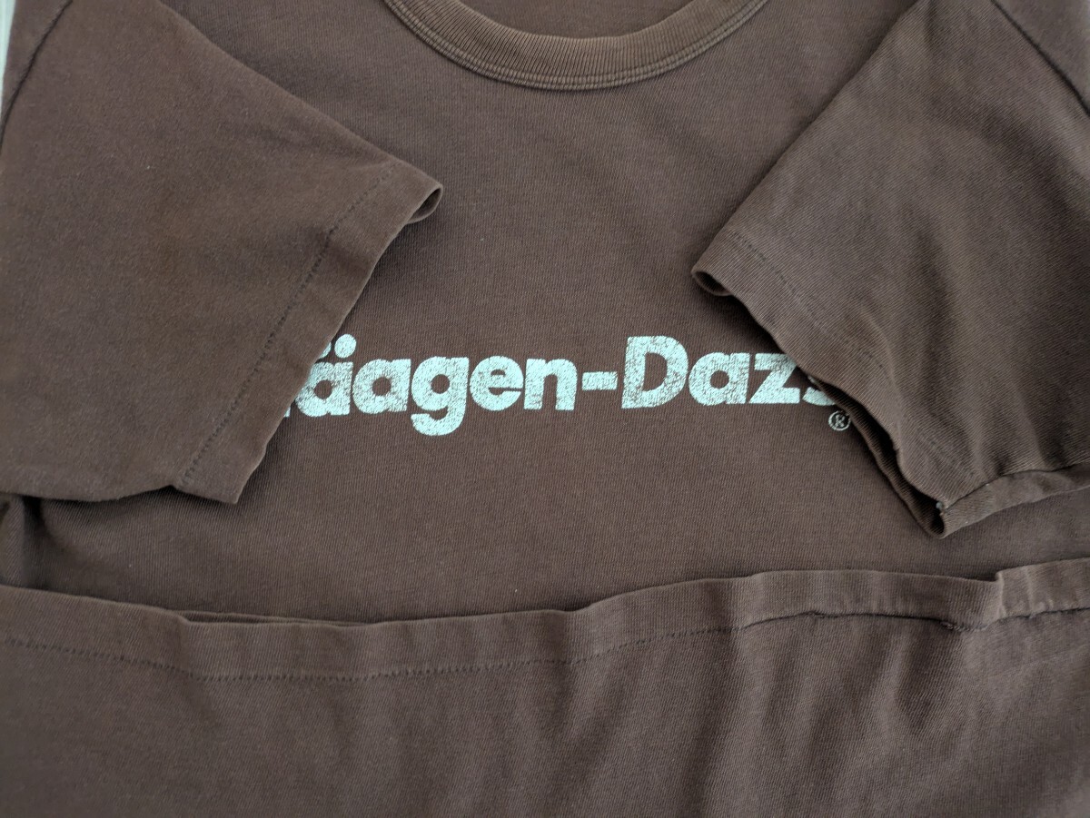 70s ハーゲンダッツ　Haagen‐Dazs ラッセル Tシャツ L WASTED YOUTH HUMAN MADE 80s 90s BLACK FLAG MINOR THREAT　Champion　野村訓市