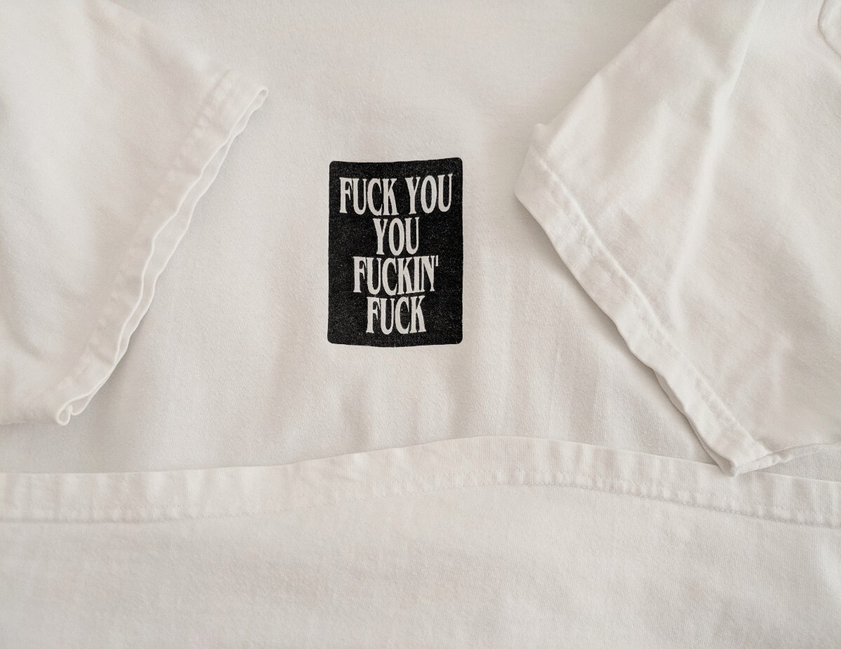 90s FUCK YOU YOU FUCKIN' FUCK 映畫 Tシャツ L BLUE VELVET デヴィットリンチ　野村訓市　80s 企業(yè)　ムービー　Hanes 90年代　Champion　