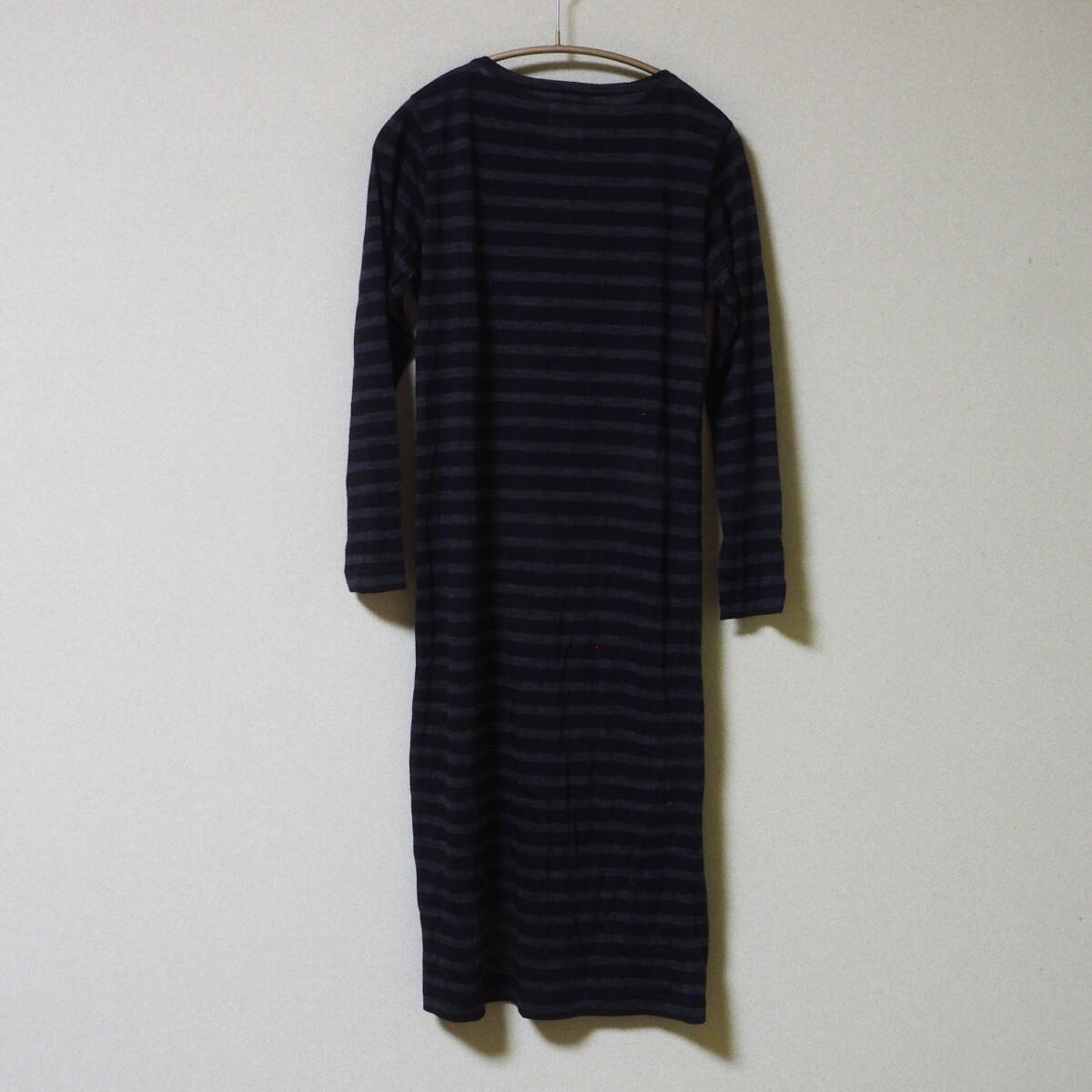 美品 コムデギャルソン ジュンヤマンピンク ストライプ 長袖ワンピース S junya 