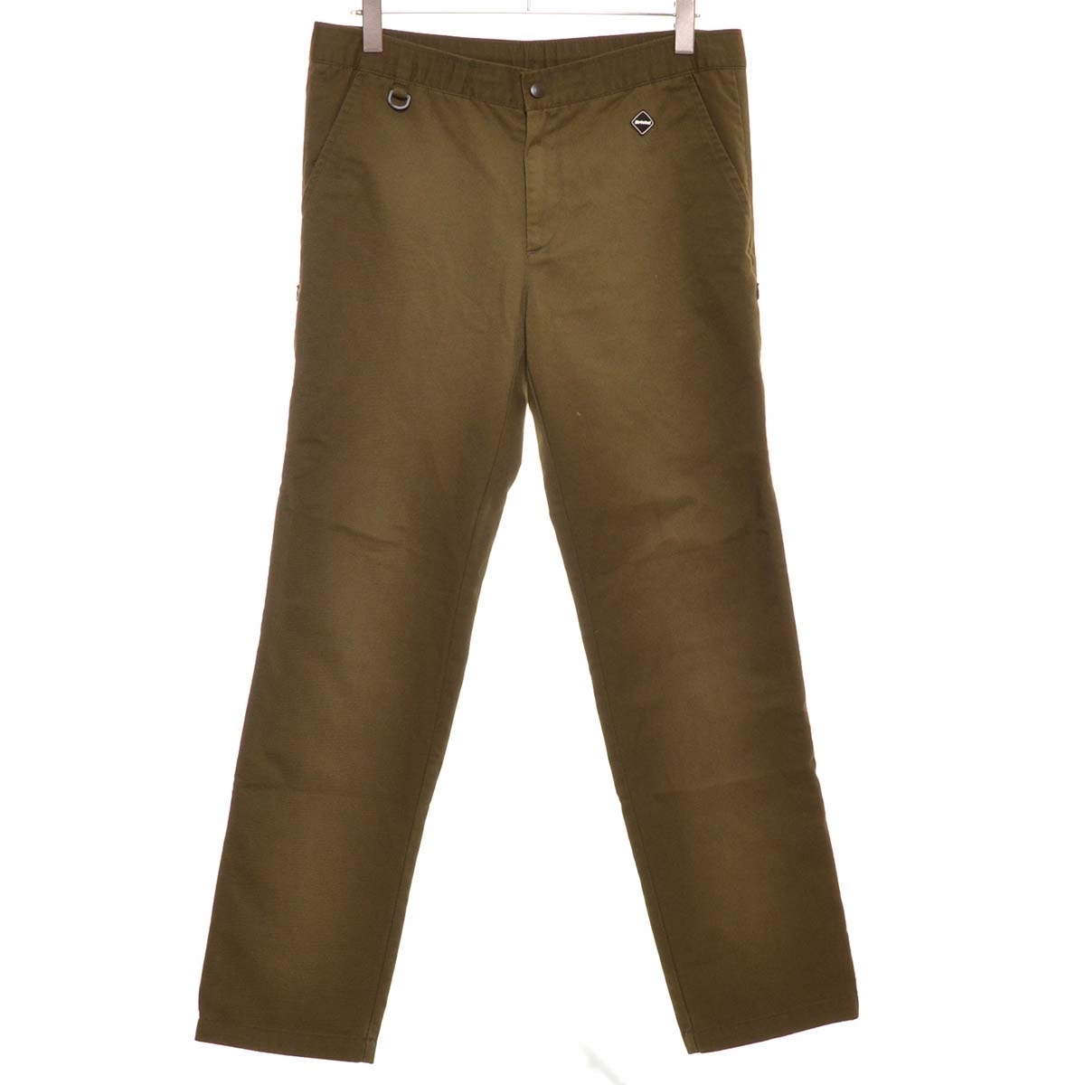 〇508508 NIKE × F.C.R.B. ナイキ × FCレアルブリストル ○パンツ ベンチレーションパンツ 465456-202 サイズL メンズ カーキ グリーン_画像1