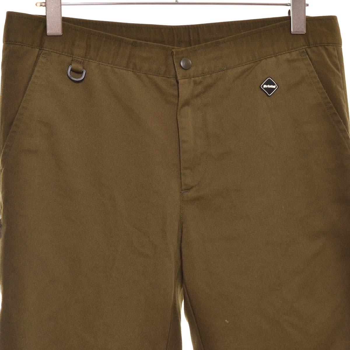 〇508508 NIKE × F.C.R.B. ナイキ × FCレアルブリストル ○パンツ ベンチレーションパンツ 465456-202 サイズL メンズ カーキ グリーン_画像4