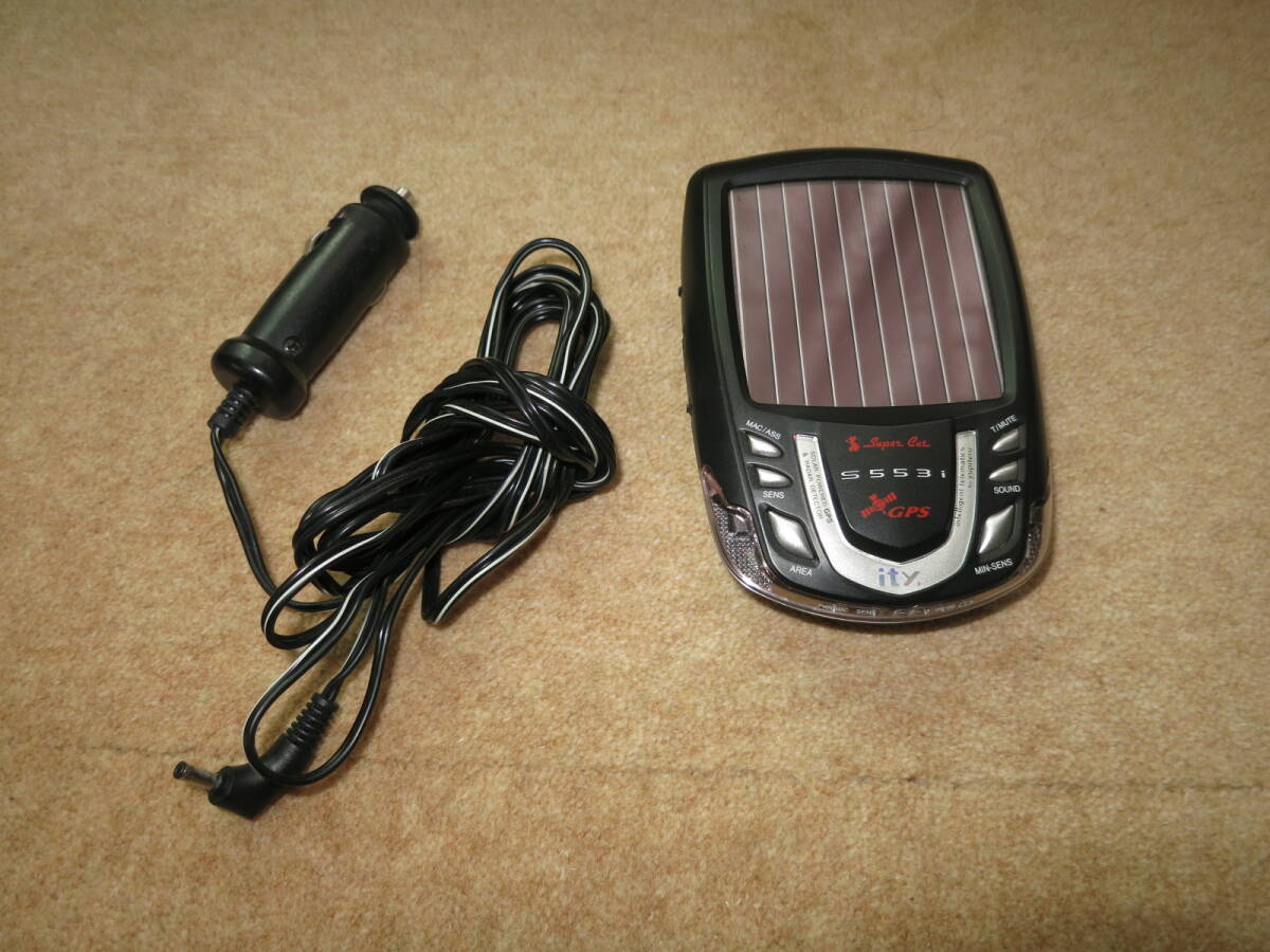 Yupiteru ユピテル S553i GPSアンテナ一體型コードレスレーダー探知機　年代物