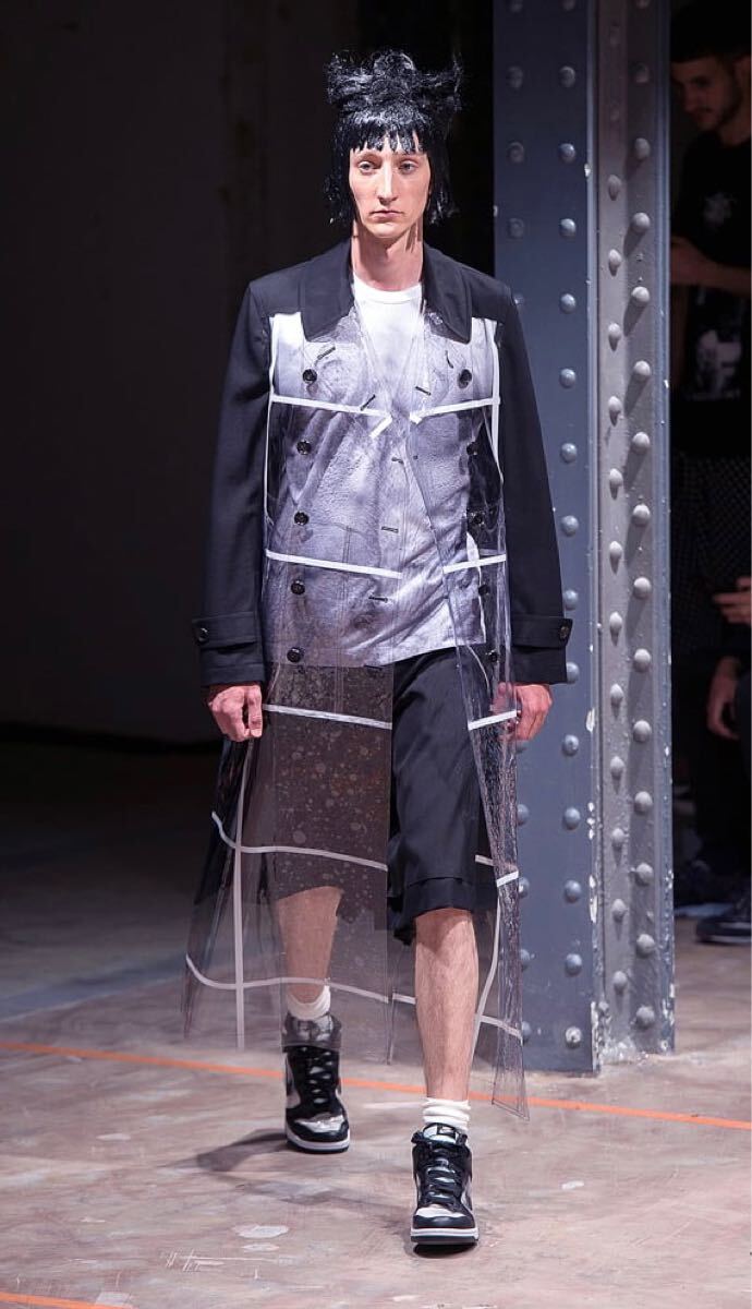 COMME des GARCONS HOMME PLUS オムプリュス ジップ裝飾 ドッキング ハーフパンツ 再構(gòu)筑 スカート 17SS KING IS NAKED 裸の王様 archive