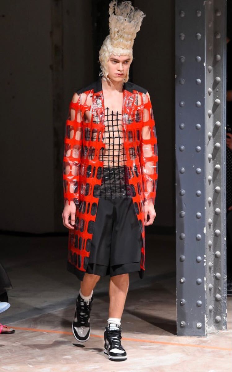 COMME des GARCONS HOMME PLUS オムプリュス ジップ裝飾 ドッキング ハーフパンツ 再構(gòu)筑 スカート 17SS KING IS NAKED 裸の王様 archive