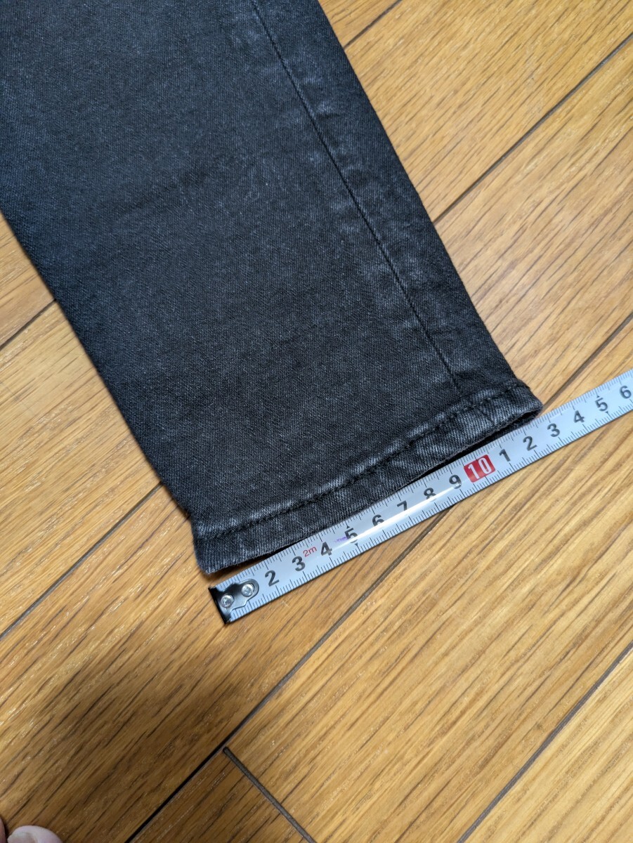 AZUL アズール　ダメージ加工スキニーデニムパンツ　ストレッチ　Mサイズ　ブラック　黒