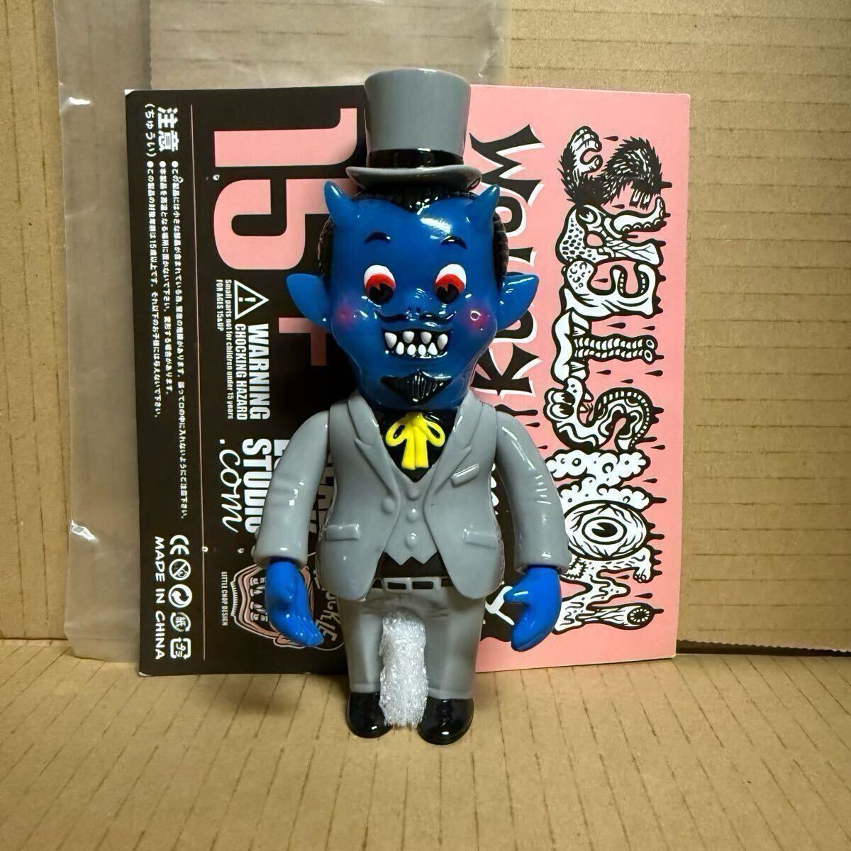 限定品 headlockstudio KNUCKLE'S KUSTOM MONSTERS Lil' Diablo ミドルサイズ how2work popmart labubu arttoy インディーズソフビ sofubi
