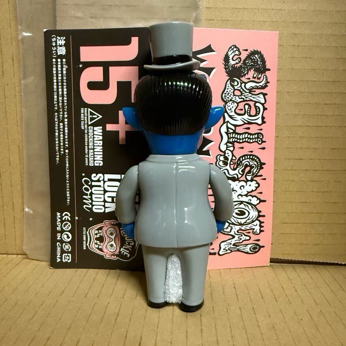 限定品 headlockstudio KNUCKLE'S KUSTOM MONSTERS Lil' Diablo ミドルサイズ how2work popmart labubu arttoy インディーズソフビ sofubi