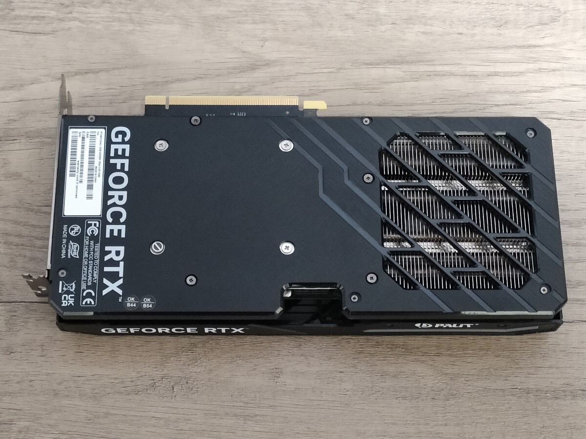 NVIDIA Palit GeForce RTX4070 12GB DUAL 【グラフィックボード】