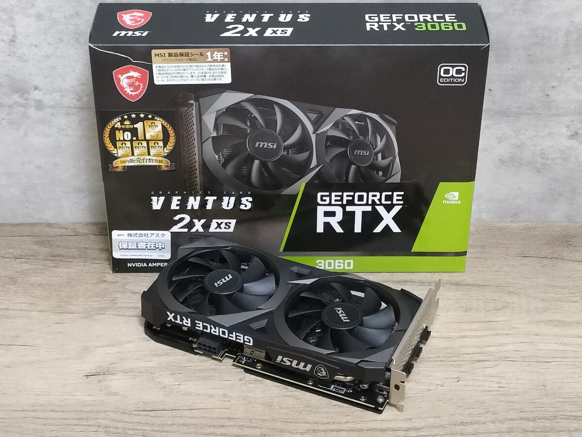 NVIDIA MSI GeForce RTX3060 12GB VENTUS 2X XS OC [ графическая плата ]