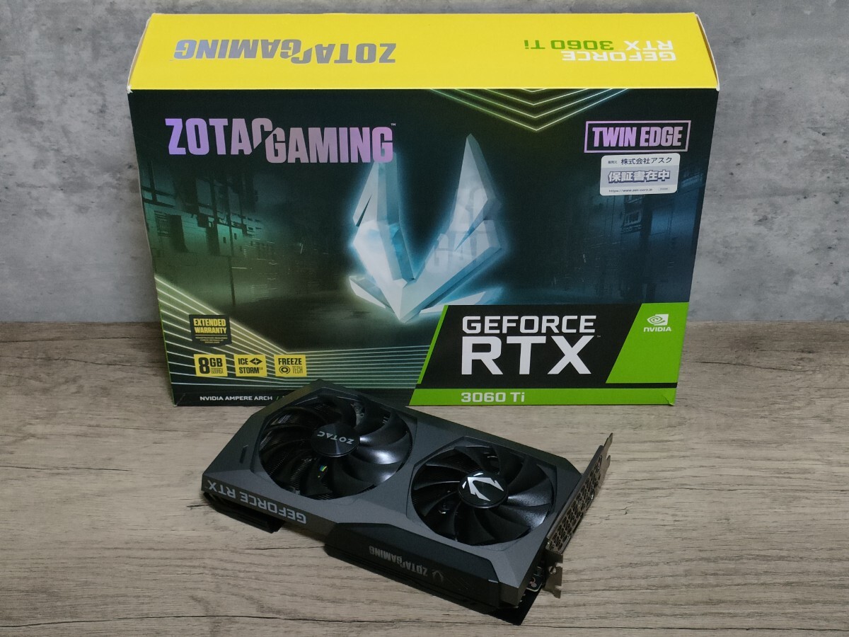 NVIDIA ZOTAC GAMING GeForce RTX3060Ti 8GB TWIN EDGE [ графическая плата ]