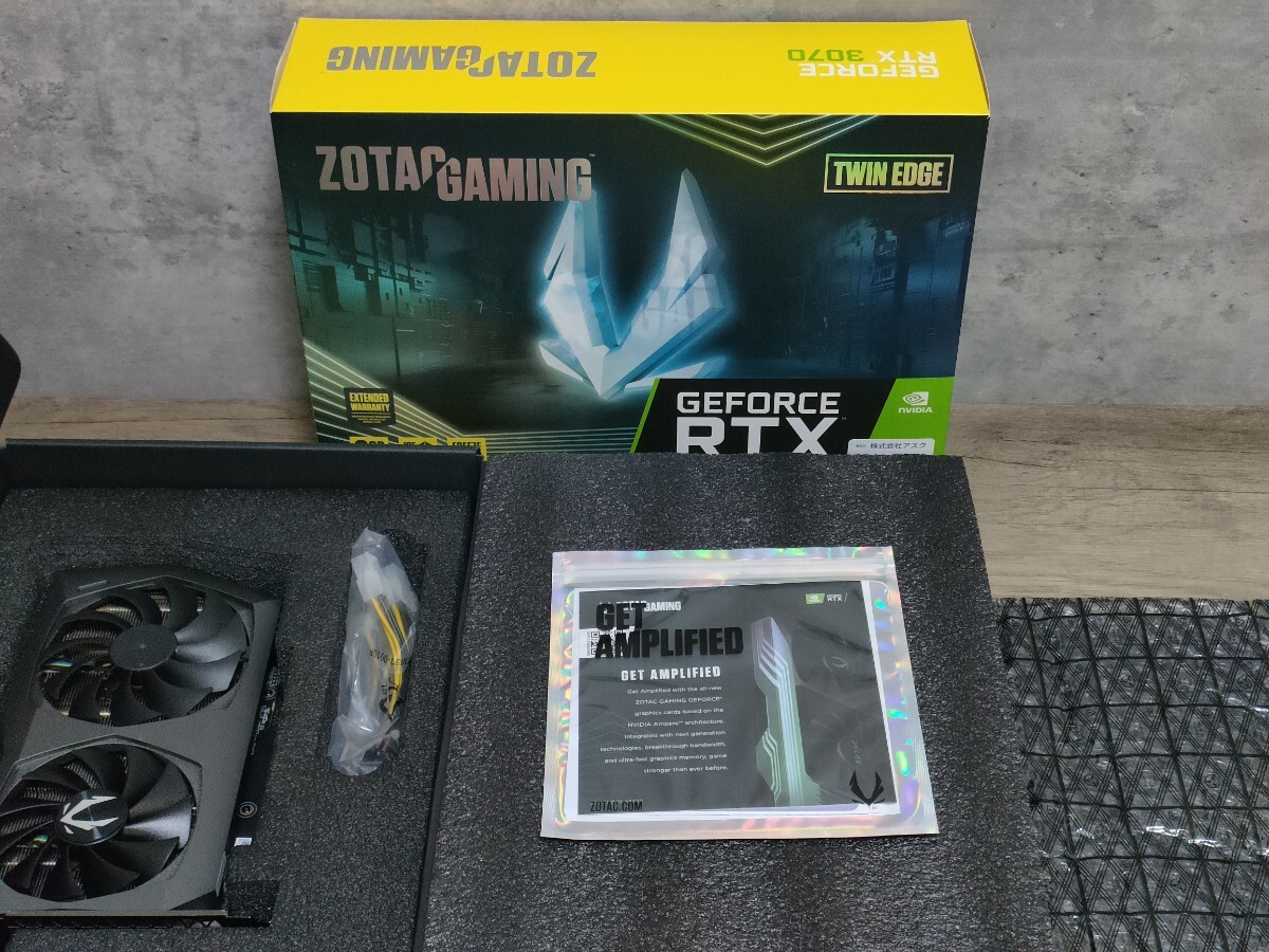 NVIDIA ZOTAC GAMING GeForce RTX3070 8GB TWIN EDGE 【グラフィックボード】