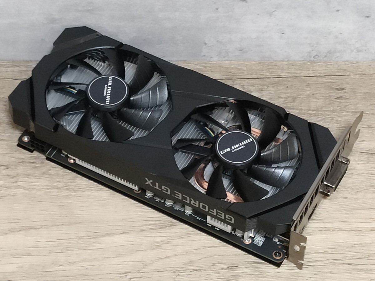 NVIDIA 玄人志向 GeForce GTX1660 6GB GALAKURO GAMING OC 【グラフィックボード】