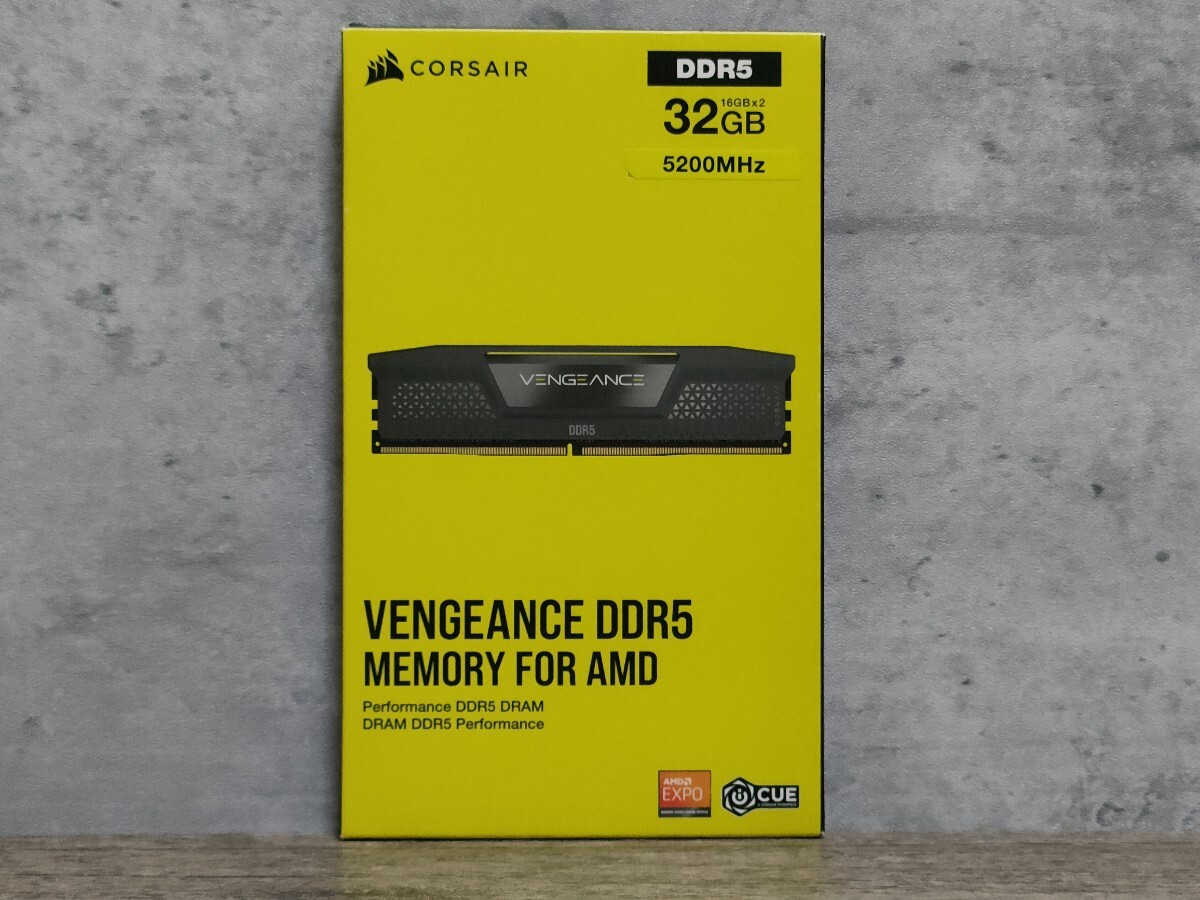 CORSAIR VENGEANCE DDR5 5200MHz 16GB×2枚 計32GB 【デスクトップ用メモリ】