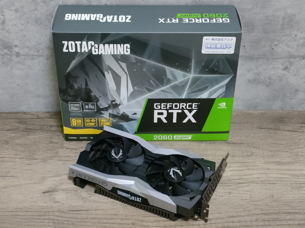 NVIDIA ZOTAC GAMING RTX2060Super 8GB MINI 【グラフィックボード】