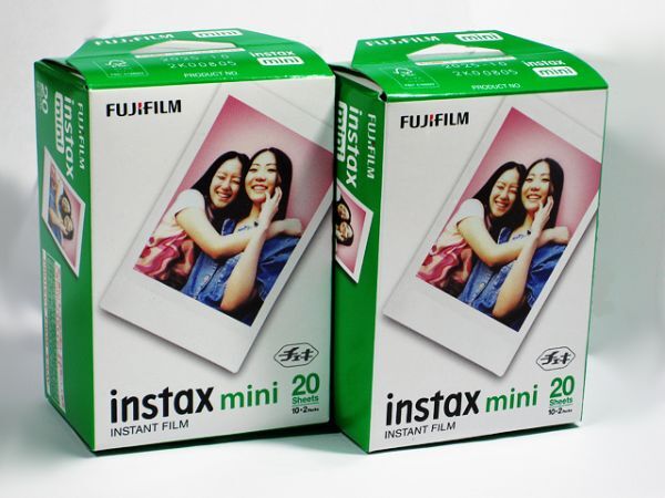 ■　FUJIFILM　INSTAX　mini　チェキ専用フィルム　ホワイト　10枚入り×2を、２个セット