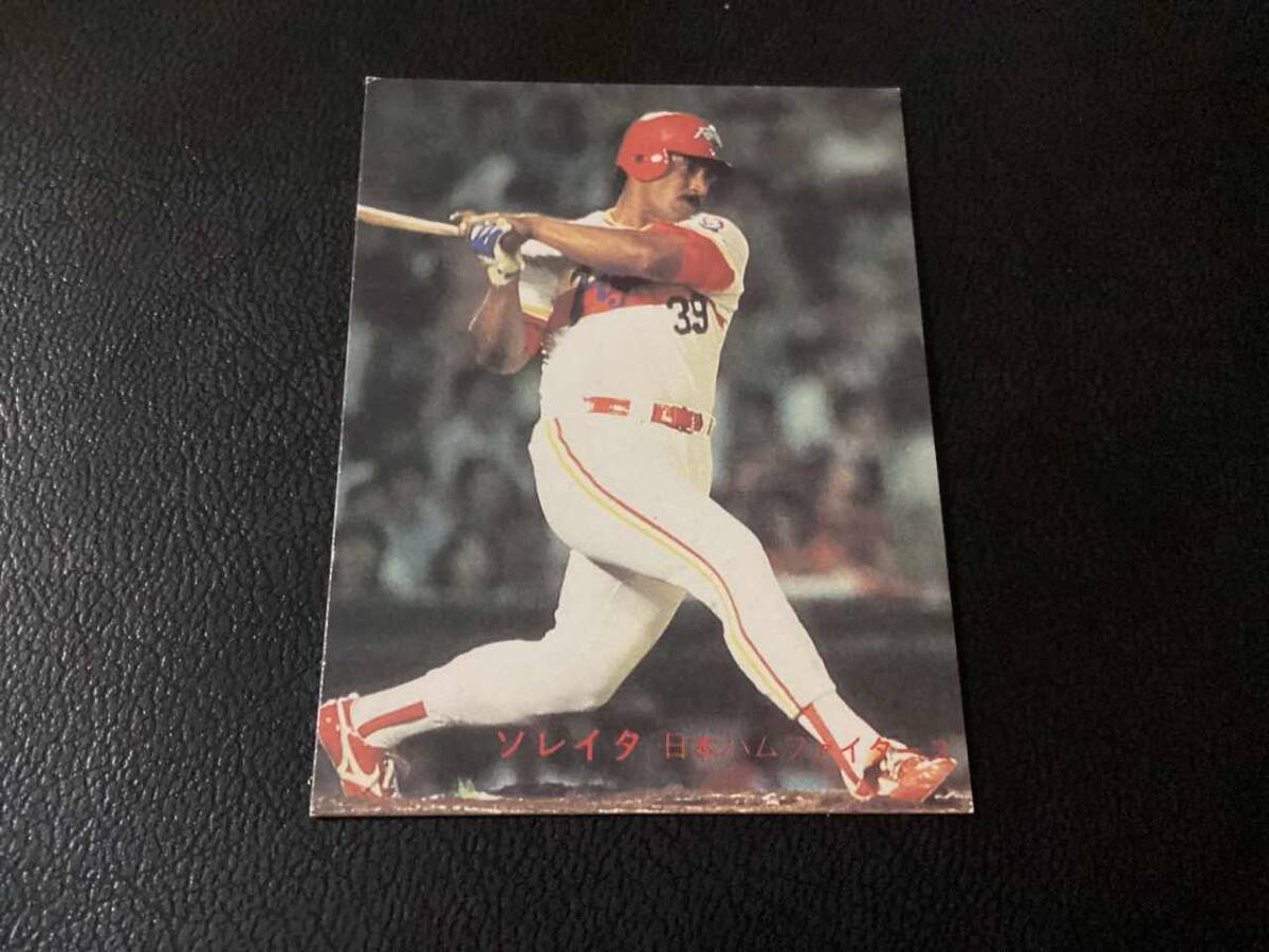  хорошая вещь Calbee 82 год so Ray ta( Япония ветчина )No.688 Professional Baseball карта 