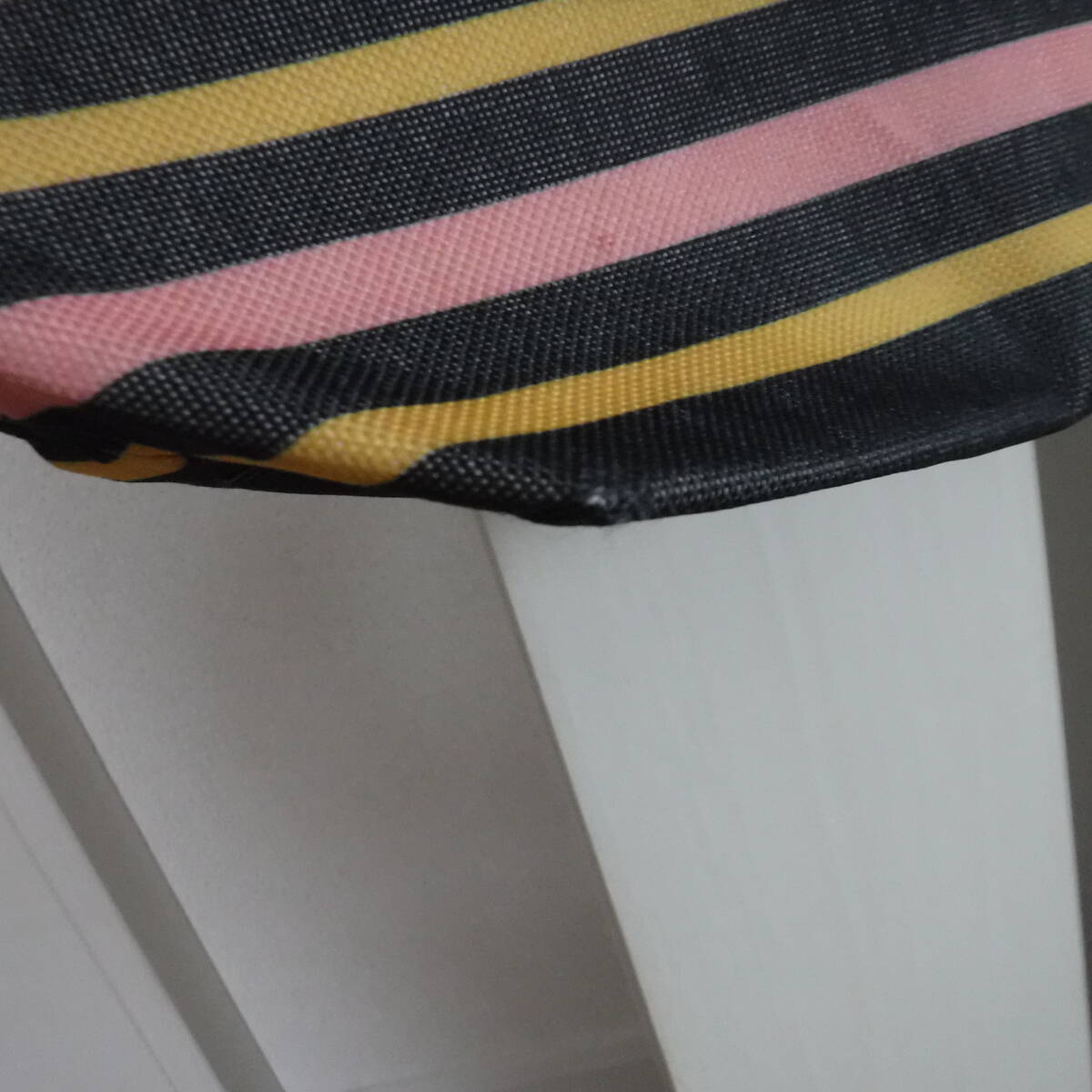 稅不要特価 美品!SHIPS シップス デニム色×カラフルボーダー 男女OK トートバッグ?