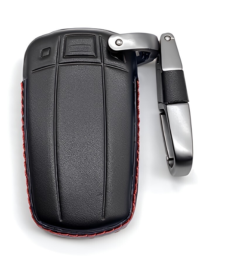 即決新品 BMW 牛本革 レザー スマートキーケース キーカバー アクセサリー 5シリーズ E60 E61 6シリーズ E63 E64 X1 E84 X5 E70 X6 E71