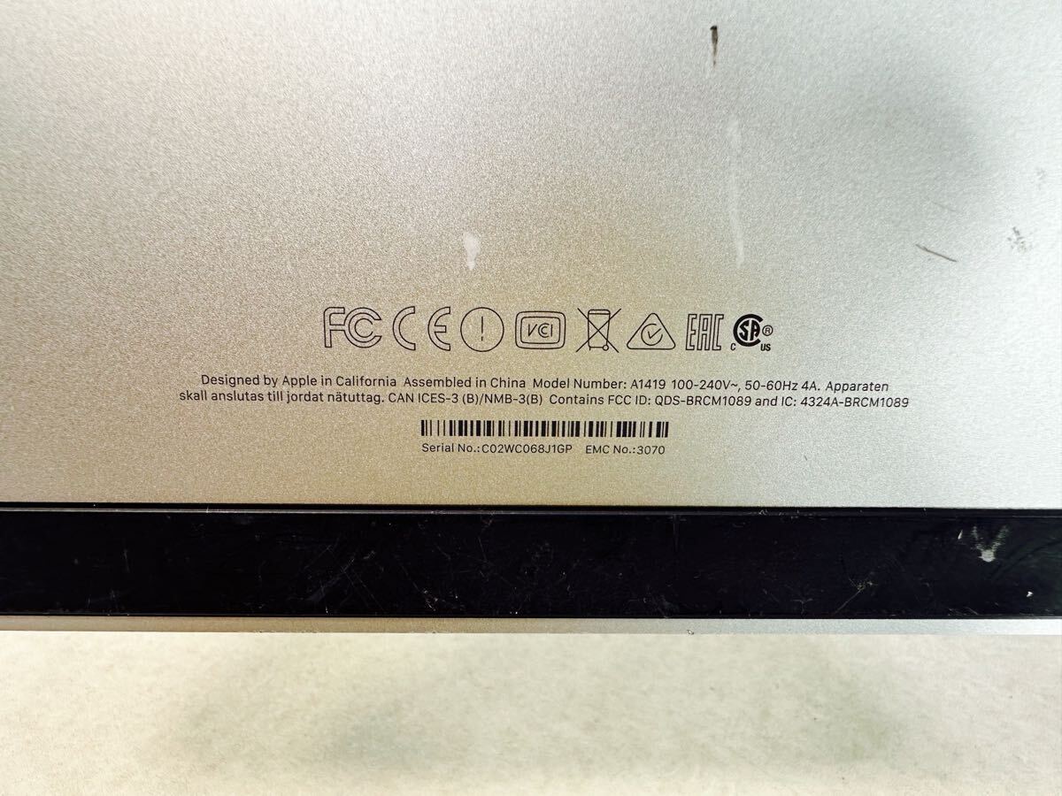 Apple iMac A1419 EMC3070/Corei5? / i7? память 24GB / SSD?