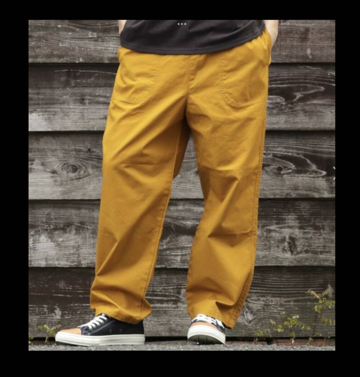 児島ジーンズ★新品★1400★パンツ【40inch】MUSTARD★イージーパンツ★RNB-1400★正規(guī)取り扱い店★Hooklet★アメリカンロングリバー55