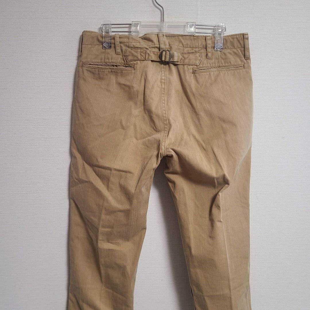 ビズビム VISVIM シンチバック ウォッシュ加工パンツ チノ ボタンフライ ビズビム VISVIM シンチバック ウォッシュ加工パンツ チノ