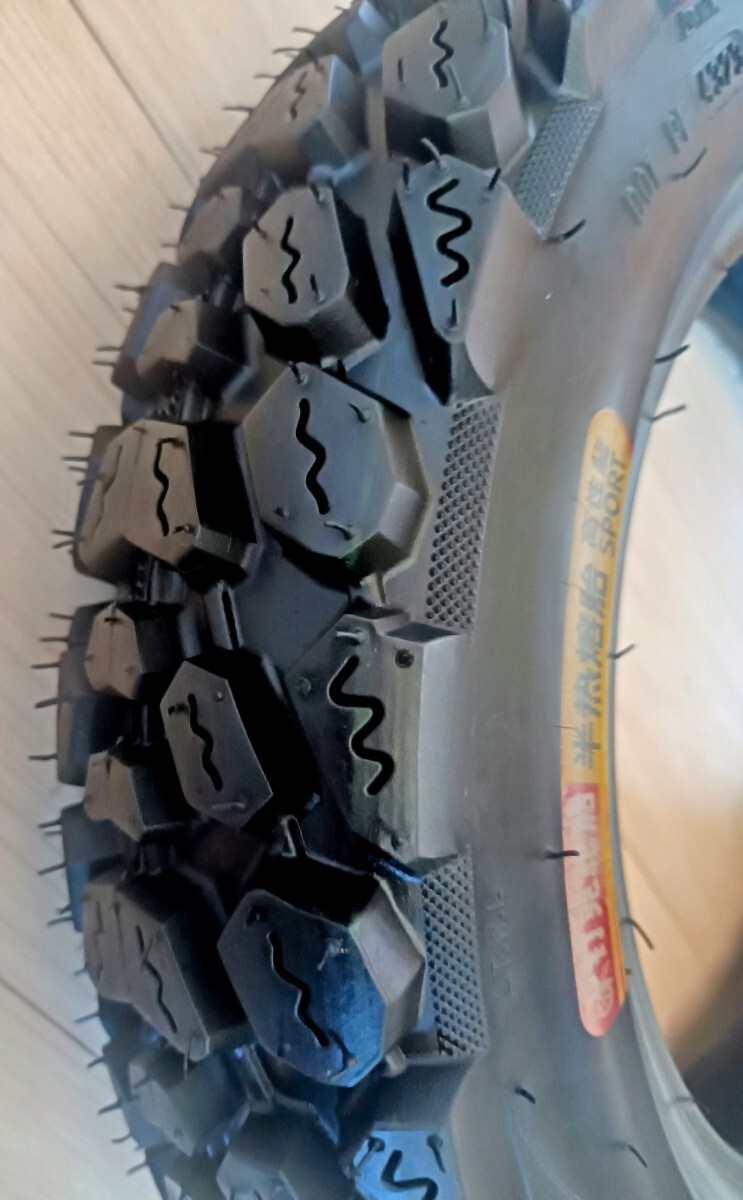 最終値下中【 スズキ バンバン50 /90 RV50 /90 NYLONタイヤ 3.50-10オフロードタイヤ用)新品未使用長期保管タイヤ TV 四輪 バギー用現状品_画像6